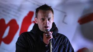 Alexei Navalny durante una manifestazione