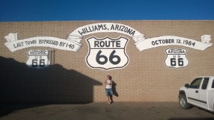Uno dei tanti murales della Route 66, a Willing, nell'Arizona