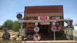 Il Sandhills Curio Shop di Eric, Oklahoma
